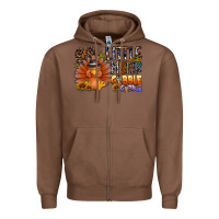 Chestnut little mister gobble gobble Zipper Hoodie - CowhideDigitalArt