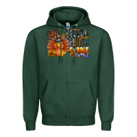 Sports Green little mister gobble gobble Zipper Hoodie - CowhideDigitalArt