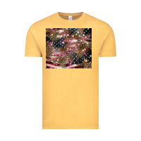 Vintage Mustard American flag leopard pinktumbler Vintage Tee - HowdyJamesFarm