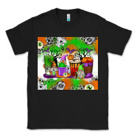 Black Halloween Coffee Cups Classic Tee - texasbilliewilder