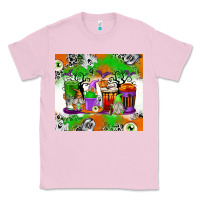 Bubblegum Pink Halloween Coffee Cups Classic Tee - texasbilliewilder