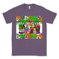 Lavender Halloween Coffee Cups Classic Tee - texasbilliewilder