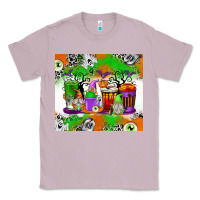 Lilac Halloween Coffee Cups Classic Tee - texasbilliewilder