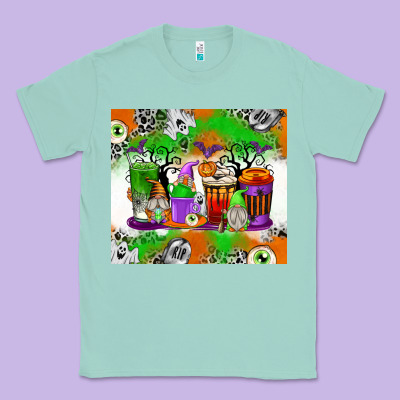 Halloween Coffee Cups Classic Tee Designed By Texasbilliewilder