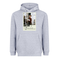Heather Grey Home Alone Alternative Poster Art Movie Large (1) Classic . Heavyweight Hoodie - minhPixels