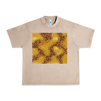 French Oak gold glitter with leopard pattern Urban Heavy Tee - TumblerDesignByShophia