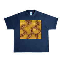 Navy gold glitter with leopard pattern Urban Heavy Tee - TumblerDesignByShophia