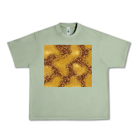 Oil Green gold glitter with leopard pattern Urban Heavy Tee - TumblerDesignByShophia