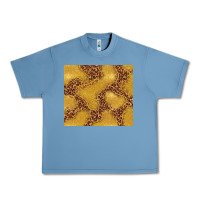 Pebble Blue gold glitter with leopard pattern Urban Heavy Tee - TumblerDesignByShophia