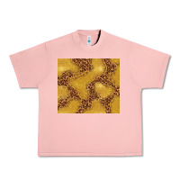 Salmon gold glitter with leopard pattern Urban Heavy Tee - TumblerDesignByShophia