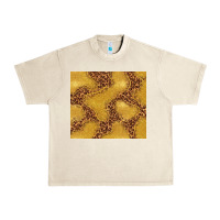 Sandshell gold glitter with leopard pattern Urban Heavy Tee - TumblerDesignByShophia