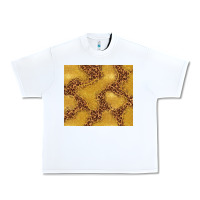 White gold glitter with leopard pattern Urban Heavy Tee - TumblerDesignByShophia