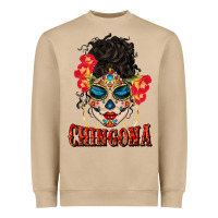 Mushroom chingona latina bun mama Heavyweight Sweatshirt - BundleAndBundleShop