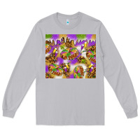 Moon Dust Mardi Gras with king cake tumbler Long Sleeve Tee - HowdyJamesFarm