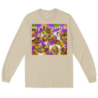 Mushroom Mardi Gras with king cake tumbler Long Sleeve Tee - HowdyJamesFarm