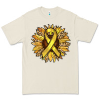Bone Child Cancer Awareness Sunflower Premium Tee - RanaPortraitStore