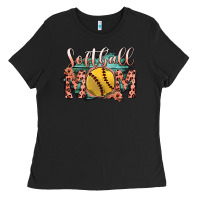 Black Softball Mom Ladies Tee - Bettercallsaul