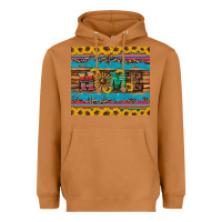 Meerkat western home wind wheel sunflowers Heavyweight Hoodie - Artiststas