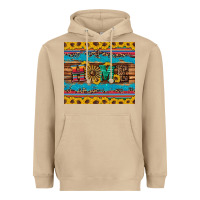 Mushroom western home wind wheel sunflowers Heavyweight Hoodie - Artiststas
