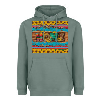 Sage western home wind wheel sunflowers Heavyweight Hoodie - Artiststas