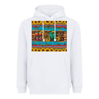 White western home wind wheel sunflowers Heavyweight Hoodie - Artiststas