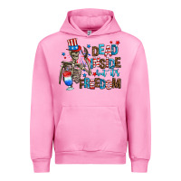 Fuchsia Pink dead inside but its freedom Urban Hoodie - AdoDesignShop
