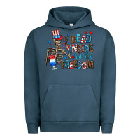 Pigment Midnight Navy dead inside but its freedom Urban Hoodie - AdoDesignShop