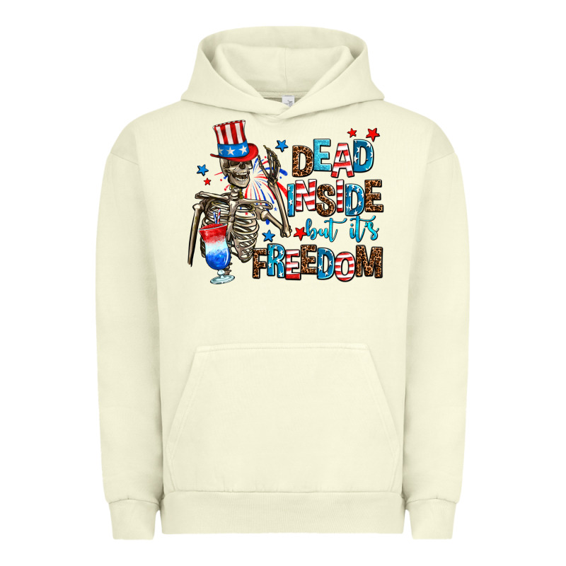 Dead Inside But Its Freedom Urban Hoodie by AdoDesignShop | Teevron