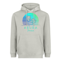 Vintage Aruba Beach Tropical Vibes Vacation Souvenir Gift Heavyweight Hoodie | Teevron