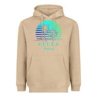 Mushroom Vintage Aruba Beach Tropical Vibes Vacation Souvenir Gift Heavyweight Hoodie - minhPixels