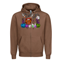 Chestnut love  halloween Zipper Hoodie - CowhideDigitalArt