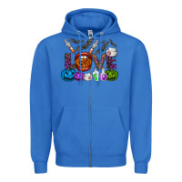 True Royal love  halloween Zipper Hoodie - CowhideDigitalArt