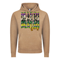 Vintage Coffee cowhide mardi gras Vintage Hoodie - CowGirlArtShop