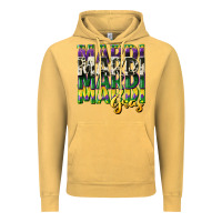 Vintage Mustard cowhide mardi gras Vintage Hoodie - CowGirlArtShop