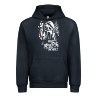 Navy Scream Favorite Scary Movie Urban Hoodie - minhPixels