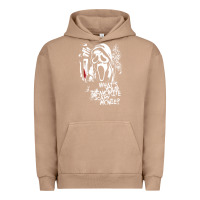 Pigment Burro Scream Favorite Scary Movie Urban Hoodie - minhPixels