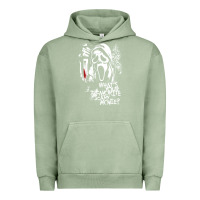 Pigment Oil Green Scream Favorite Scary Movie Urban Hoodie - minhPixels