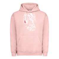 Pigment Salmon Scream Favorite Scary Movie Urban Hoodie - minhPixels