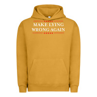 Pigment Peanut Butter Make Lying Wrong Again   Gift Resist Racism AntiTrump Urban Hoodie - minhPixels