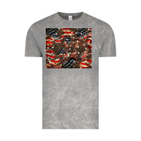 Cloud Rock American flag leopard tumbler Vintage Tee - HowdyJamesFarm