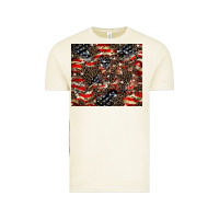 American Flag Leopard Tumbler Vintage Tee | Teevron