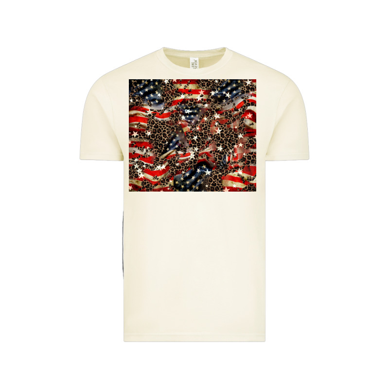 American Flag Leopard Tumbler Vintage Tee by HowdyJamesFarm | Teevron