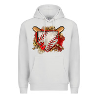 Dove Grey baseball home plate Premium Hoodie - Jasminsmagicworld