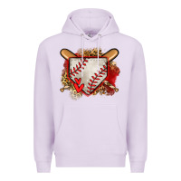 Lilac baseball home plate Premium Hoodie - Jasminsmagicworld