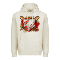 Oatmeal Heather baseball home plate Premium Hoodie - Jasminsmagicworld