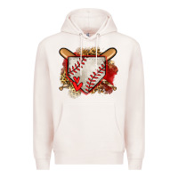 Pale Pink baseball home plate Premium Hoodie - Jasminsmagicworld