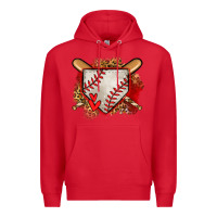 Red baseball home plate Premium Hoodie - Jasminsmagicworld