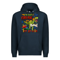 Navy ready to crush 1st grade Premium Hoodie - BundleAndBundleShop