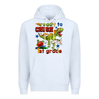 White ready to crush 1st grade Premium Hoodie - BundleAndBundleShop