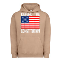 Pigment Burro Defend the Constitution US Political Protest Tee Urban Hoodie - minhPixels